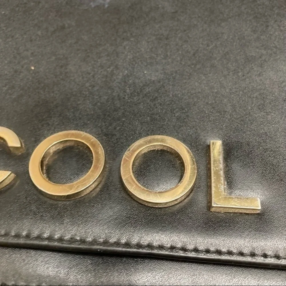 Michael kors black leather shoulder bag “cool”